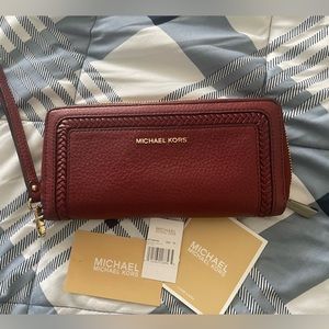 Brick red Michael Kors wallet